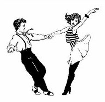 people dancing cartoon